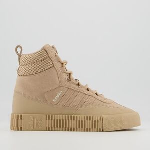 Adidas Sambarose Boots Women's Size 8.5 US Pale Nude High Top Athletic Shoes